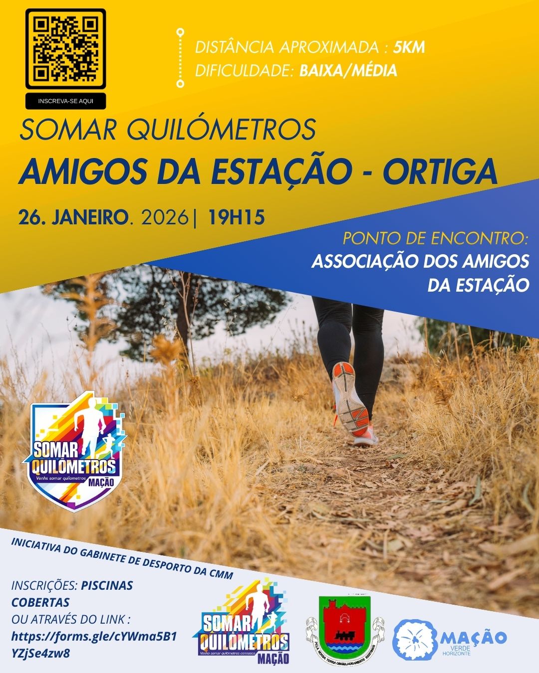 VAMOS SOMAR KM'S EM ORTIGA