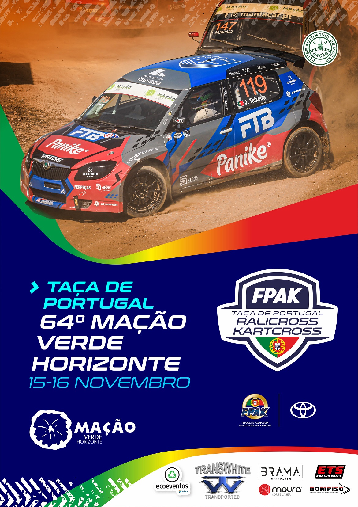 FPAK TP Ralicross 64º MAÇÃO VERDE 2025 CARTAZ A3