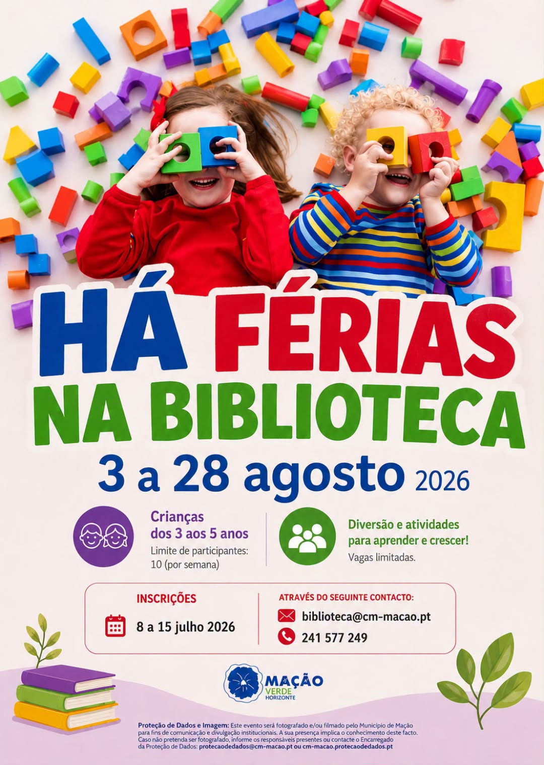 há férias na biblioteca