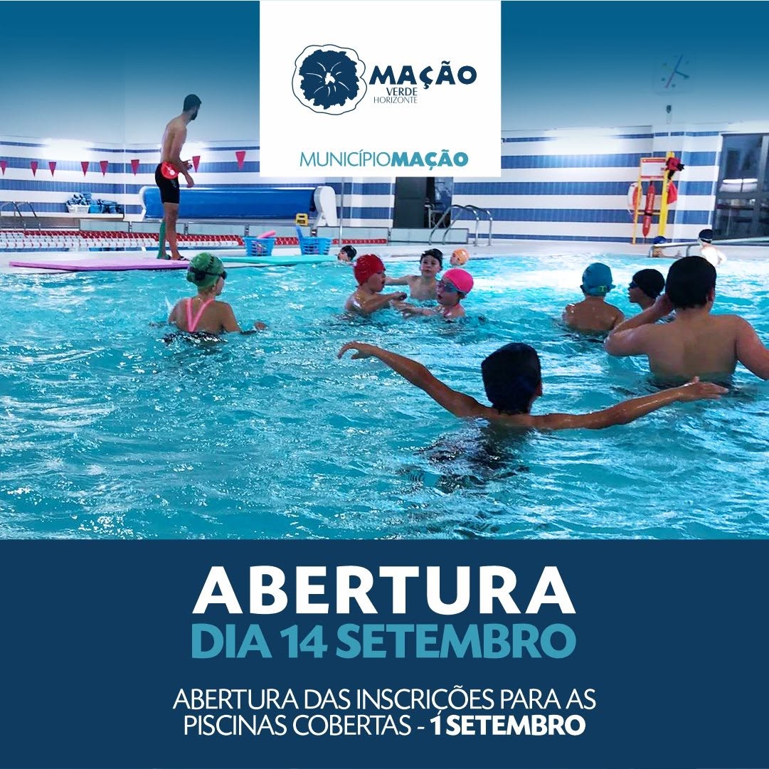 PISCINAS COBERTAS - INSCRIÇÕES ABERTAS