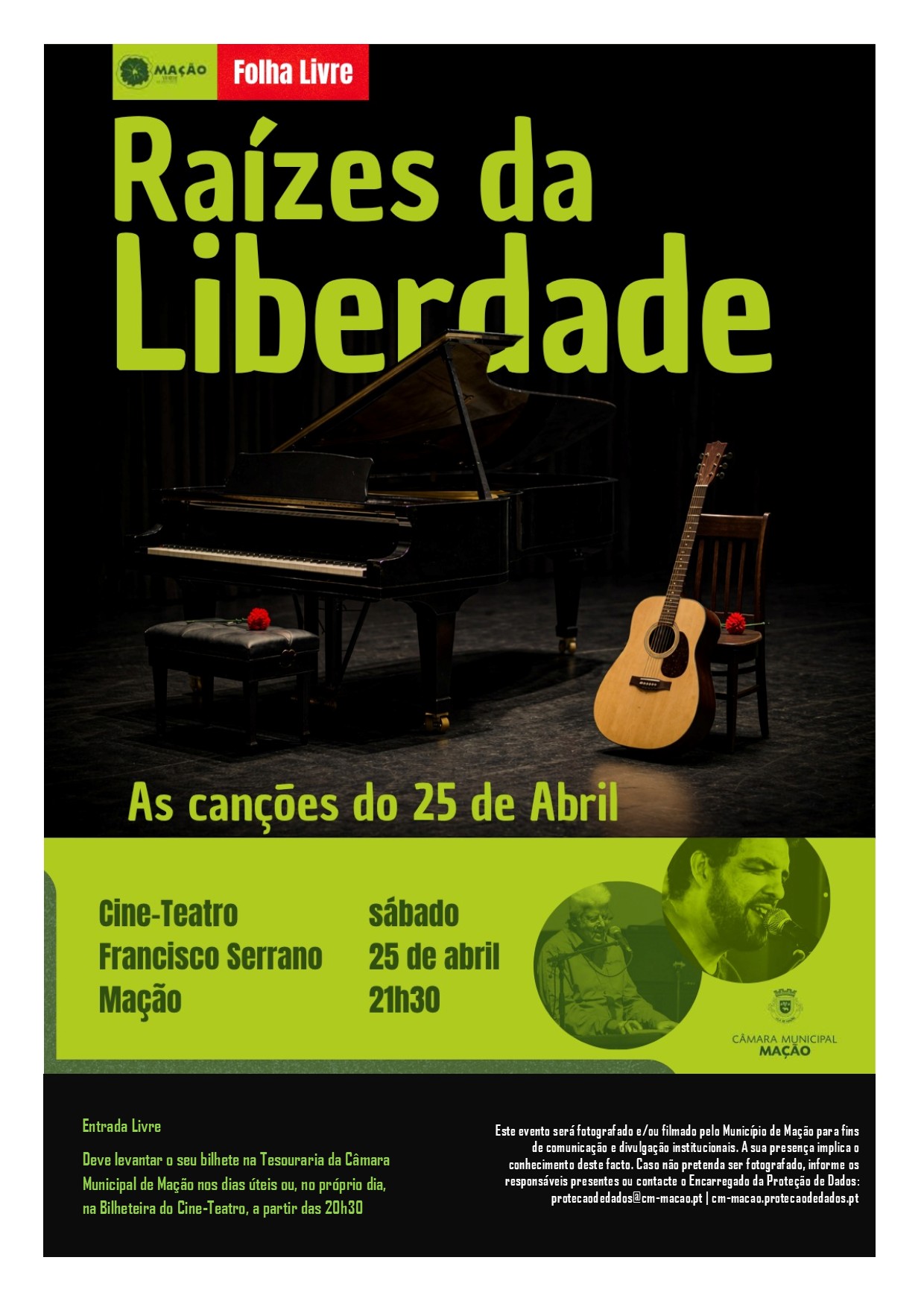 RAÍZES DA LIBERDADE – AS CANÇÕES DO 25 DE ABRIL