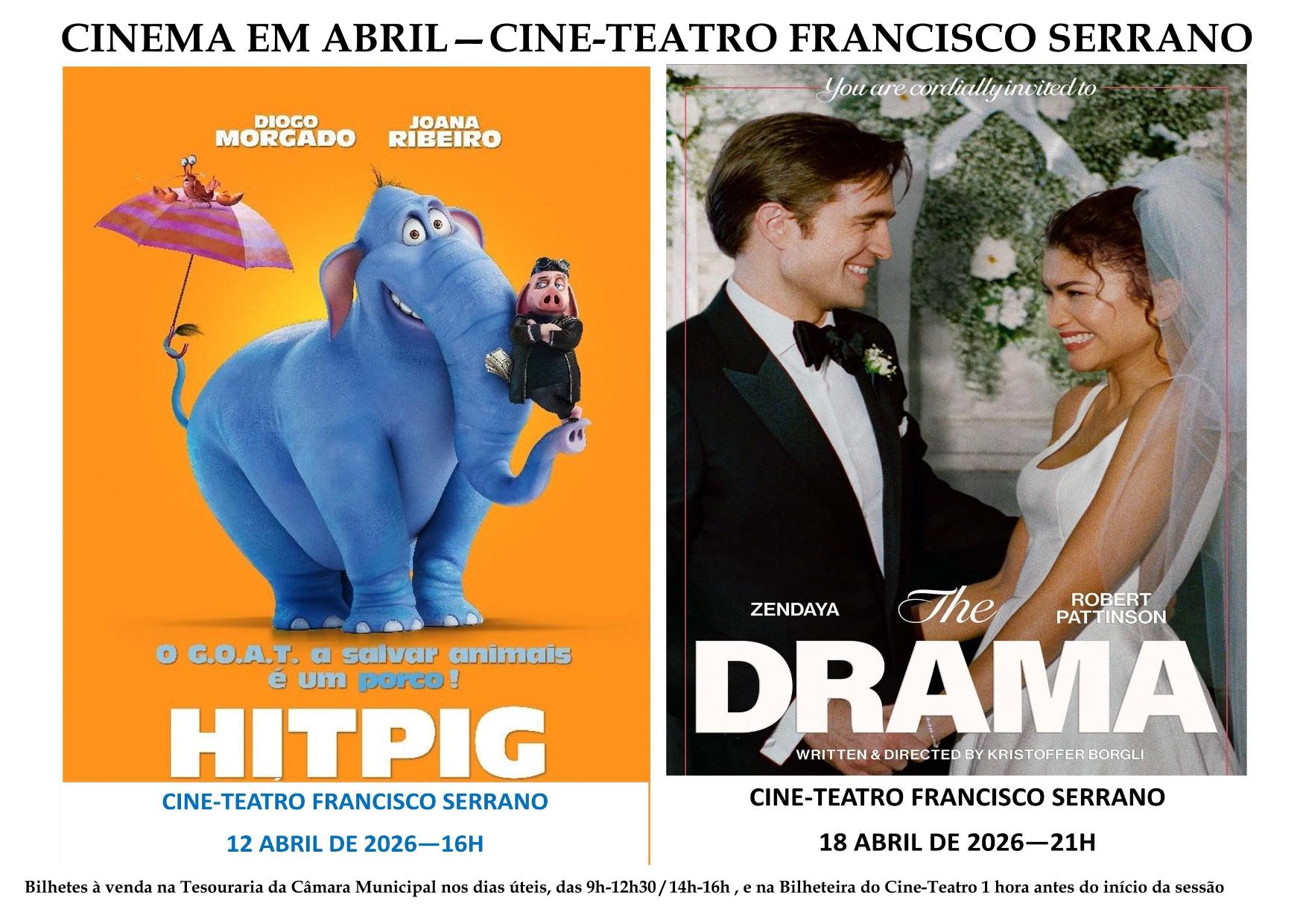 CINEMA EM ABRIL