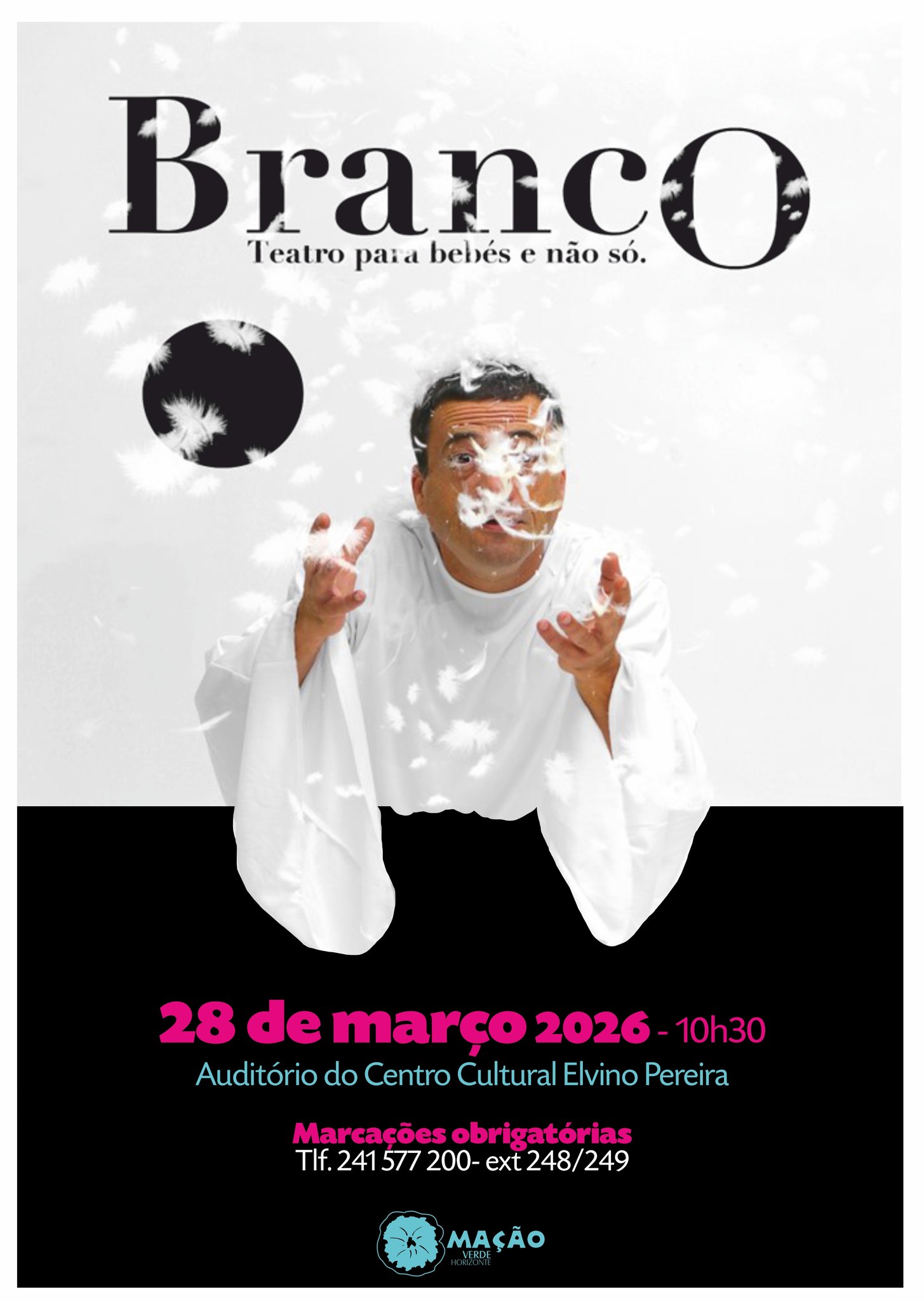 MAÇÃO RECEBE "BRANCO" – TEATRO PARA BEBÉS E NÃO SÓ!