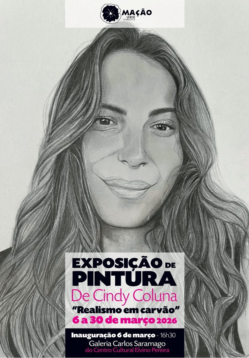 EXPOSIÇÃO DE CINDY COLUNA NA GALERIA CARLOS SARAMAGO DURANTE O MÊS DE MARÇO