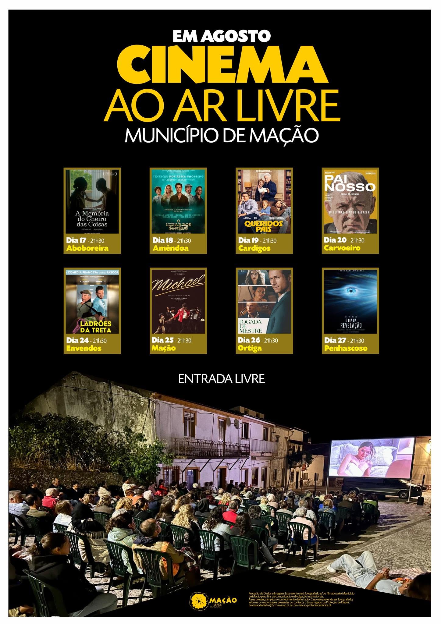 cinema ao ar livre