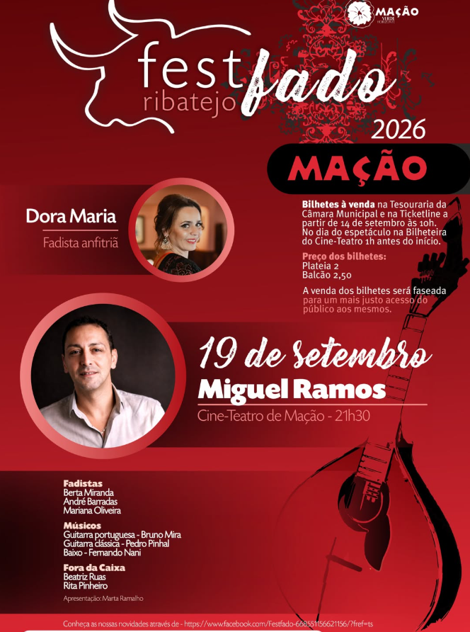 3.ª Gala FestFado 2026 em Mação 