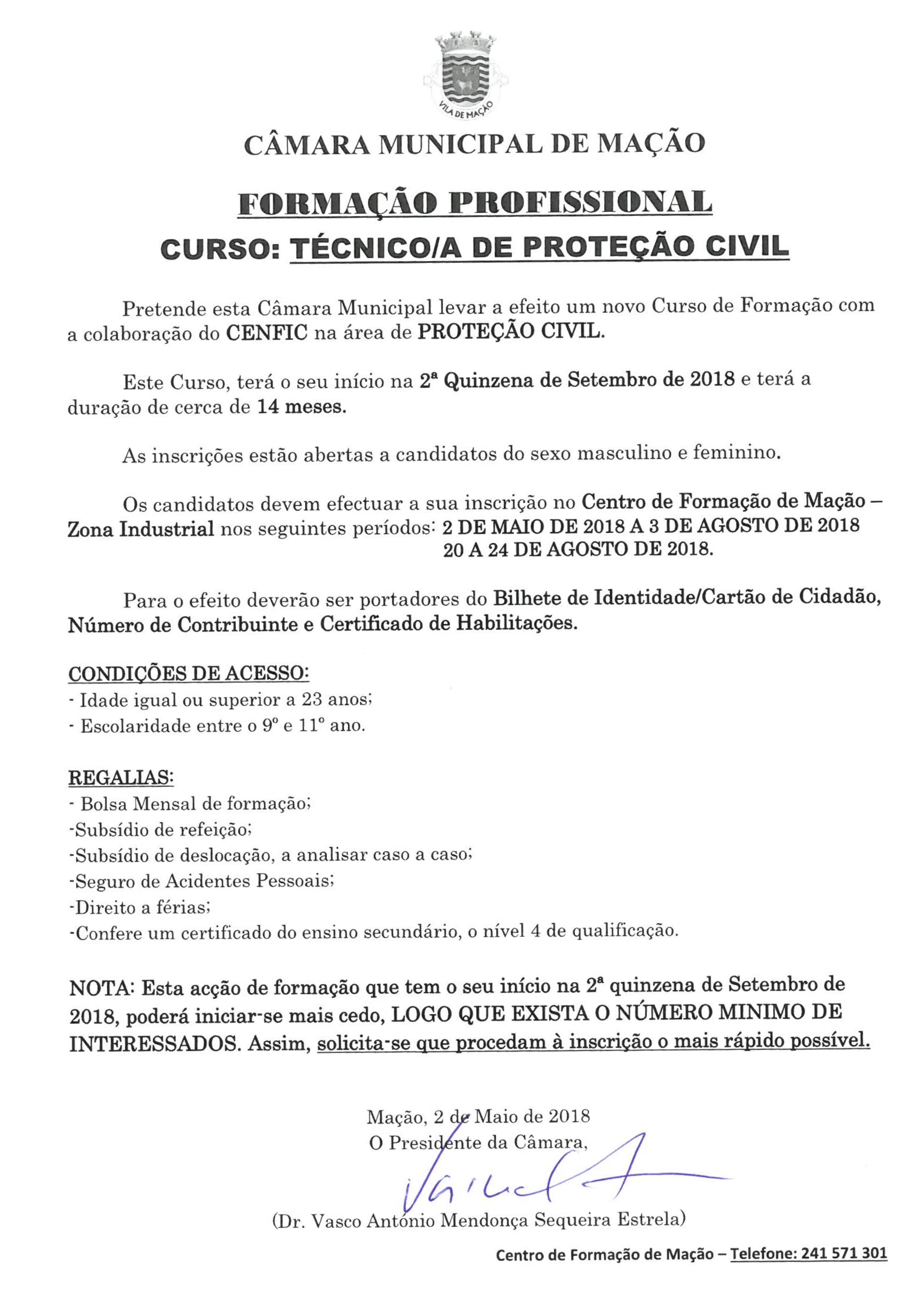 formacao protcivil