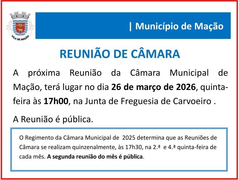 REUNIÃO DE CÂMARA PÚBLICA - 26/03/2026