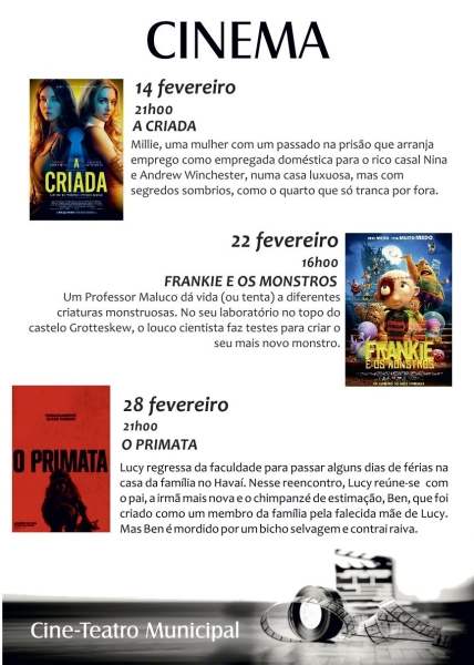 CINEMA EM FEVEREIRO