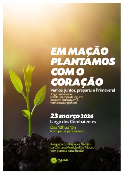 NA PRIMAVERA, EM MAÇÃO, PLANTAMOS COM O CORAÇÃO