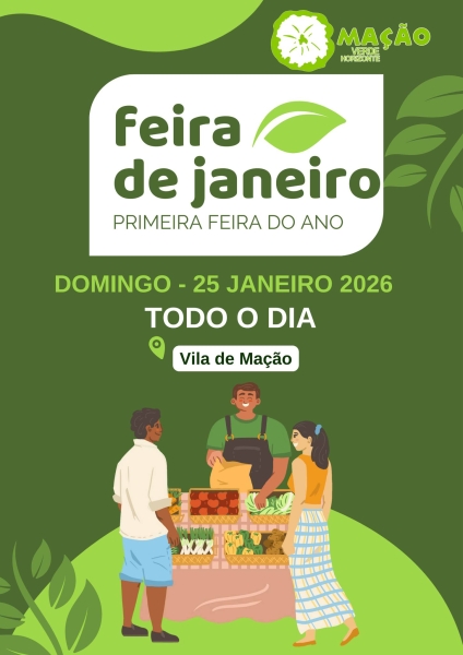 FEIRA DE JANEIRO ESTE DOMINGO