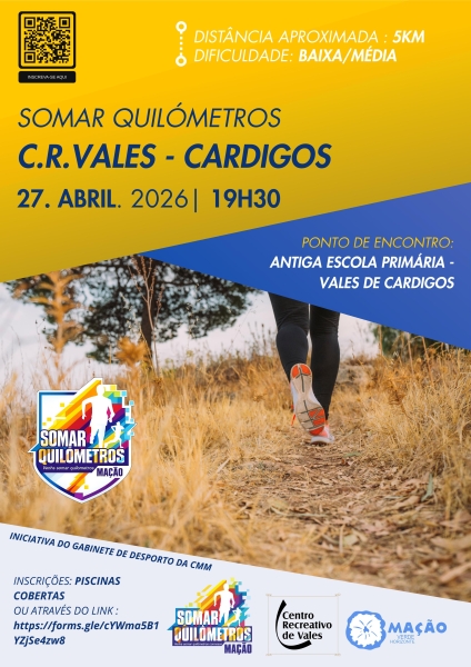 VAMOS SOMAR KM'S EM VALES - CARDIGOS?