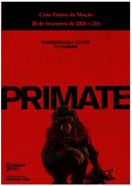 "O PRIMATA" - ESTE SÁBADO NO CINE-TEATRO
